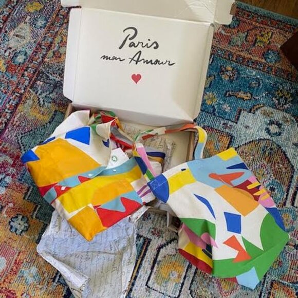 Sézane x G.kero Geometrique Multico Max Shirt & Shorts - Picture 2 of 4